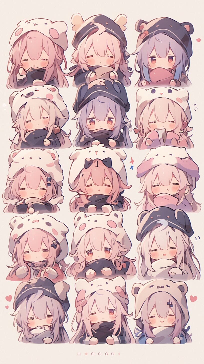 图片[12]-小萝莉叠叠乐，好看的壁纸谁能不爱-大白创意网络