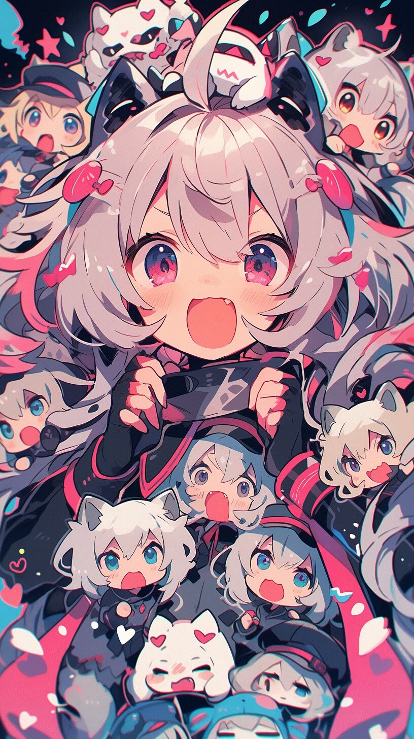 图片[15]-小萝莉叠叠乐，好看的壁纸谁能不爱-大白创意网络