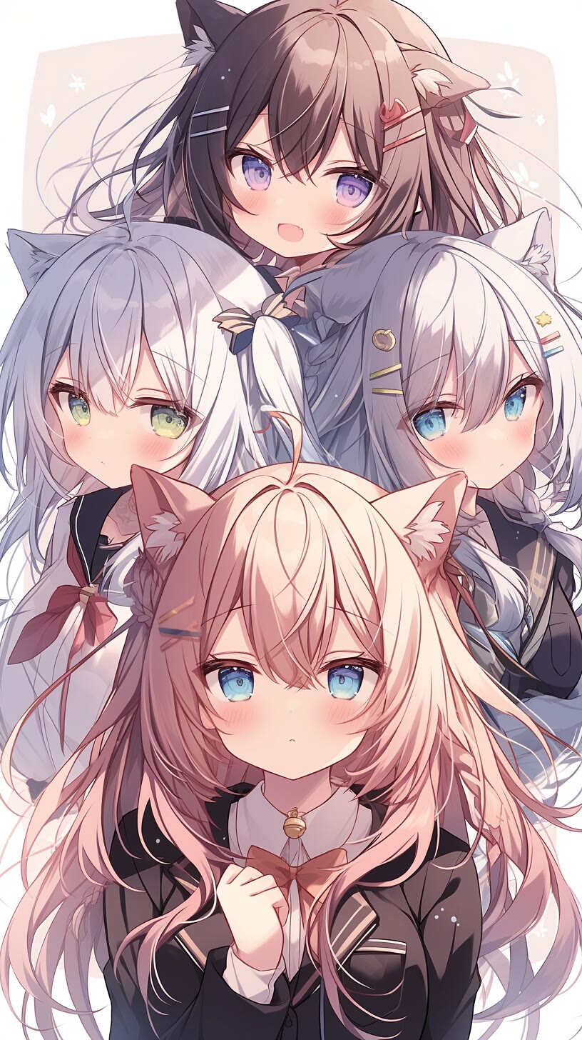 图片[16]-小萝莉叠叠乐，好看的壁纸谁能不爱-大白创意网络