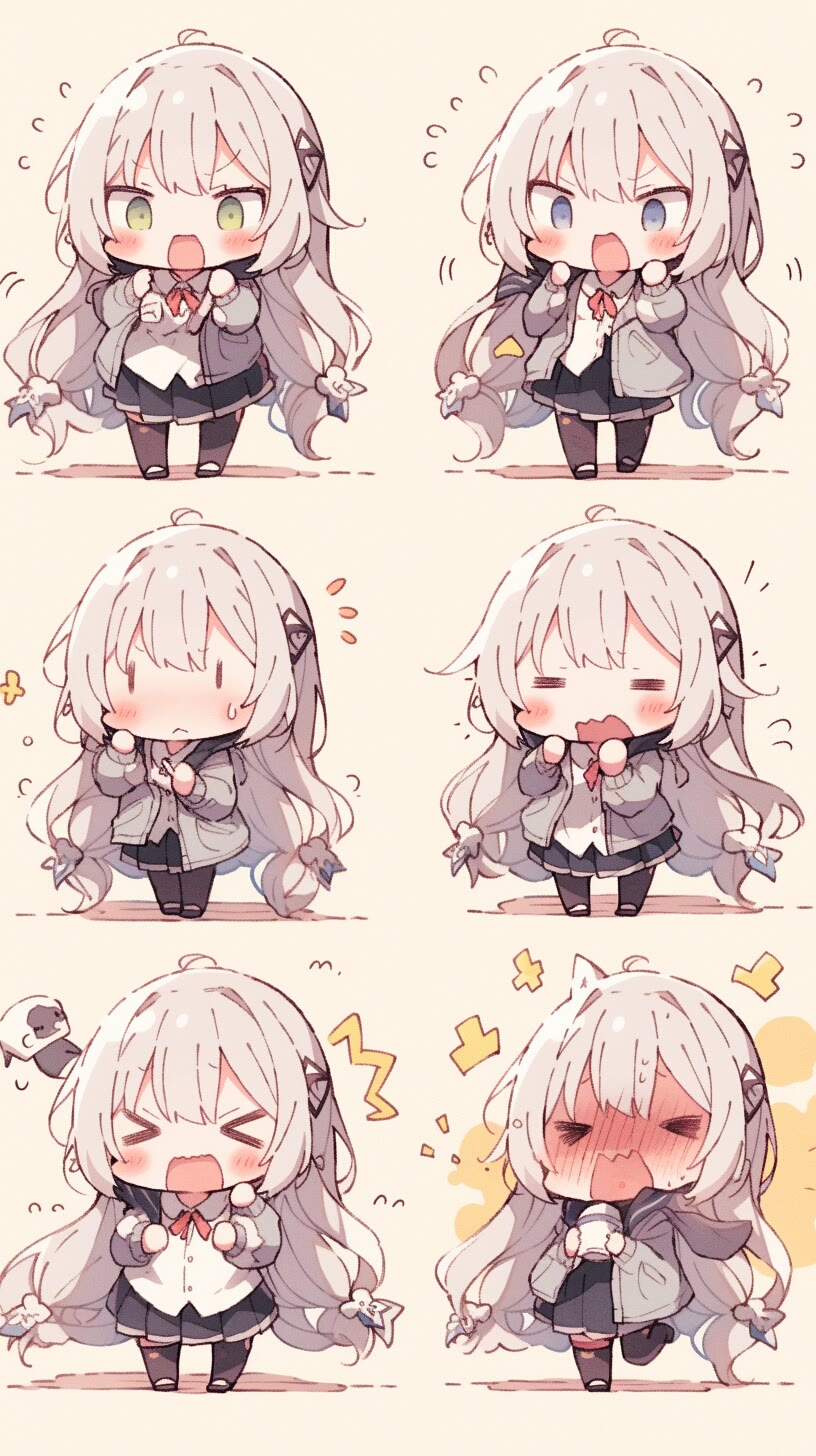 图片[4]-小萝莉叠叠乐，好看的壁纸谁能不爱-大白创意网络