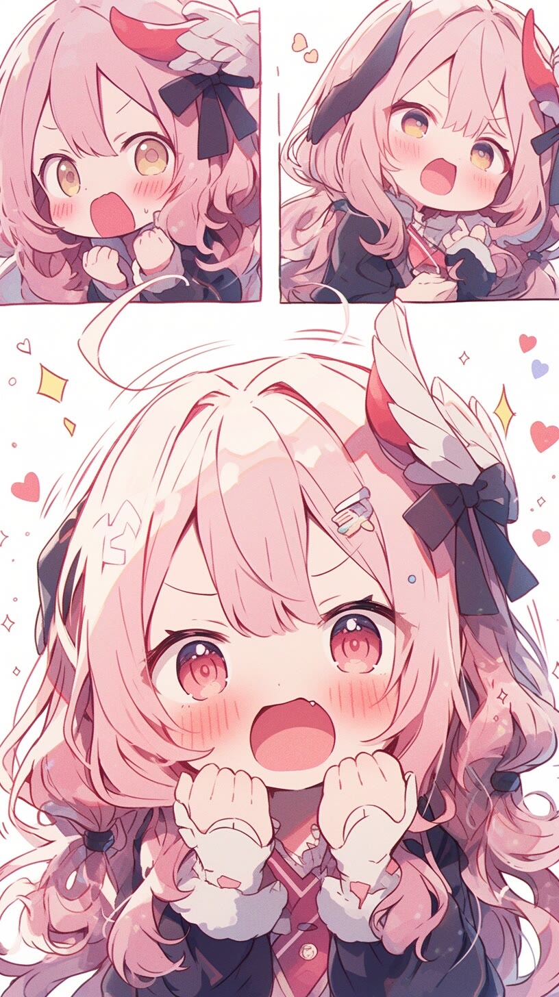 图片[5]-小萝莉叠叠乐，好看的壁纸谁能不爱-大白创意网络