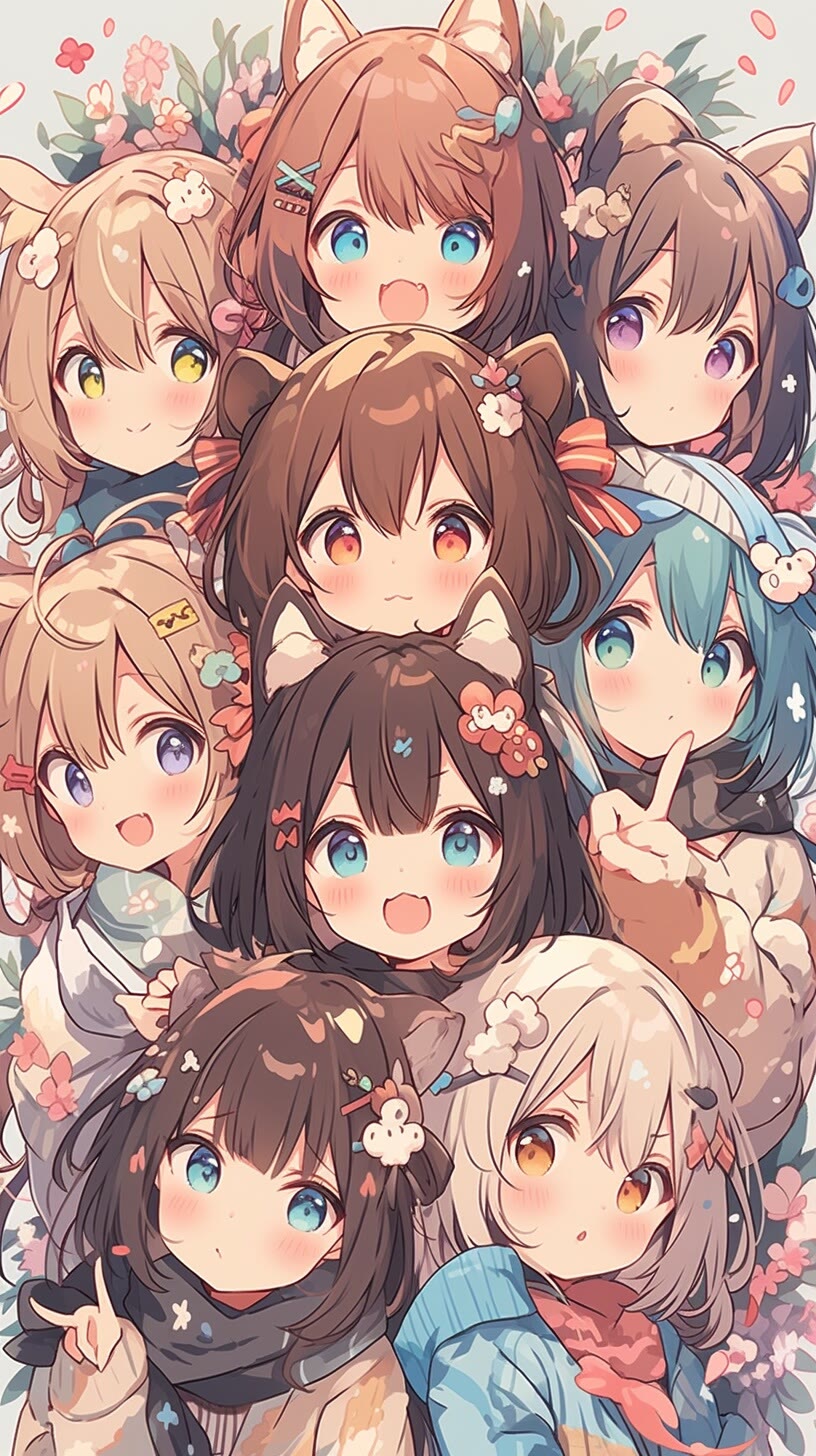 图片[8]-小萝莉叠叠乐，好看的壁纸谁能不爱-大白创意网络