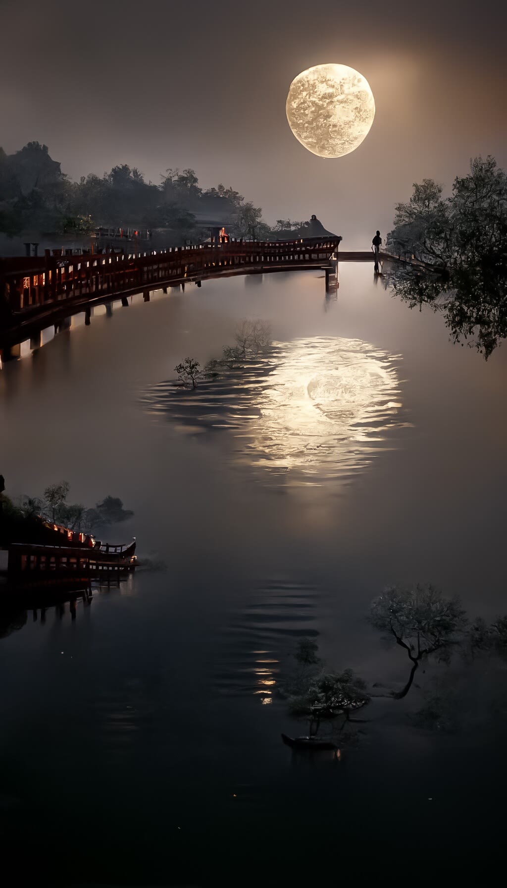 秋色渐深，岁月向晚 #高山流水遇知音  #诗情画意  #云水禅心
